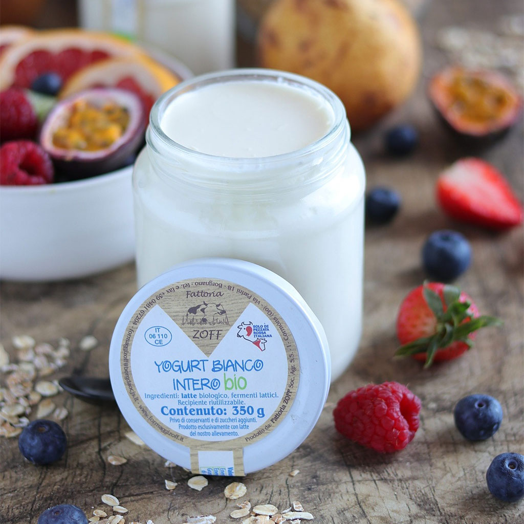 Yogurt bianco biologico ml 100 Fattoria Zoff